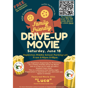 Drive Up Movie Night June 8